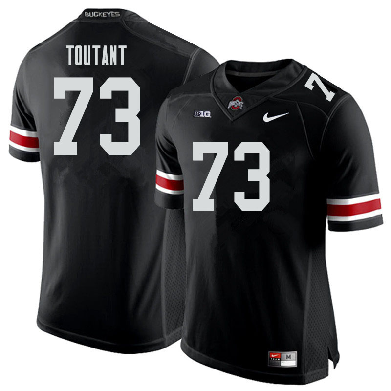 Men #73 Grant Toutant Ohio State Buckeyes College Football Jerseys Sale-Black